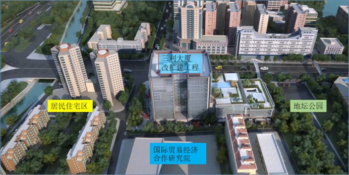 image.png 腿腿教学网-BIM案例丨三利大厦改扩建工程