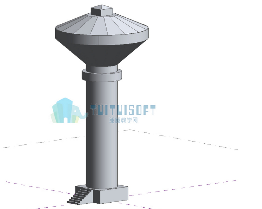 BIM考试,BIM 腿腿教学网-BIM考试考水塔题怎么做?有无比较好用的解题方法?