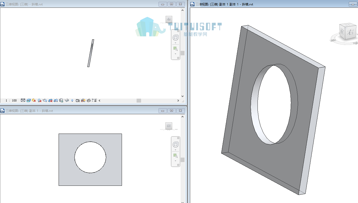 BIM建模考试,BIM建模,BIM考试 腿腿教学网-BIM建模考试画斜墙题好做吗?怎样才能拿满分?