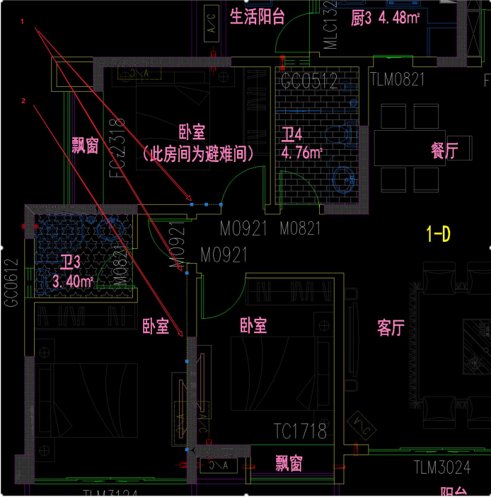 腿腿教学网-EDBIM装饰设计辅助系统闪电翻模CAD图纸要求