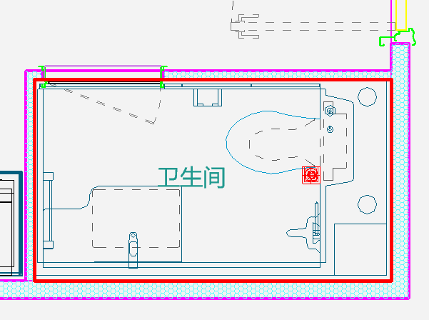B-1-1 创建墙饰面基线-2.png 腿腿教学网-毕马装饰软件功能详解-创建墙饰面基线