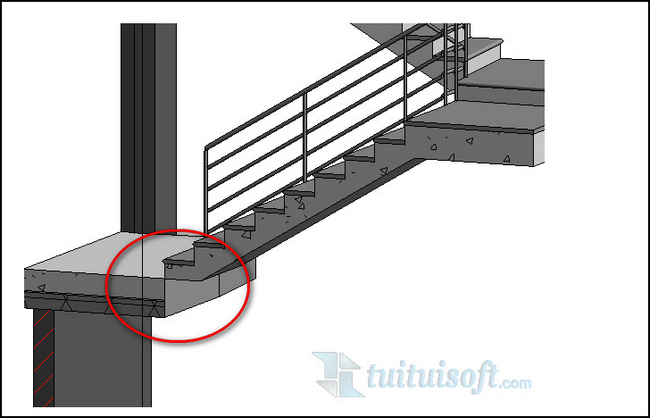 revit楼梯,revit 腿腿教学网-revit楼梯扶手拐角处怎么交上?有处理的好办法吗?