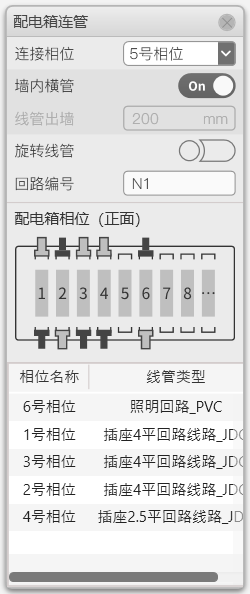 C-1-6 配电箱连管-1.png 腿腿教学网-毕马装饰软件功能详解-配电箱连管