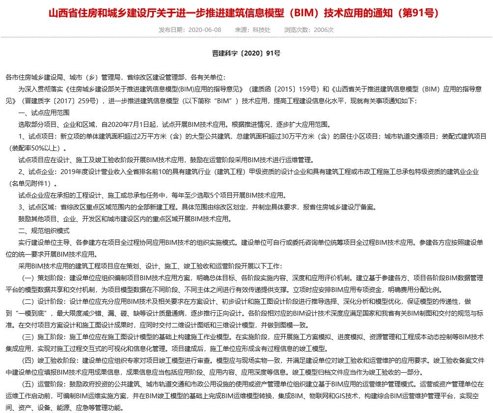 腿腿教学网-2020年上半年有哪些BIM政策发布？原来已经有这么多了