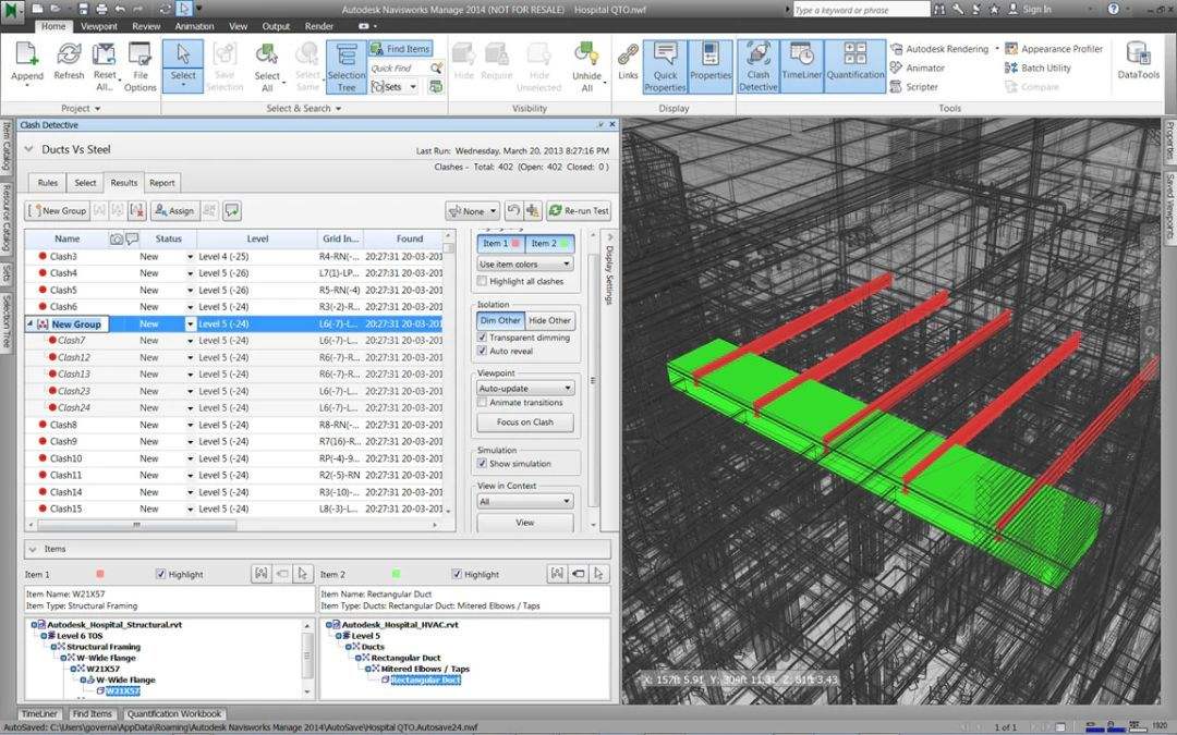 检测碰撞,Navisworks 腿腿教学网-什么软件能检测碰撞?Navisworks对硬件的要求高吗?
