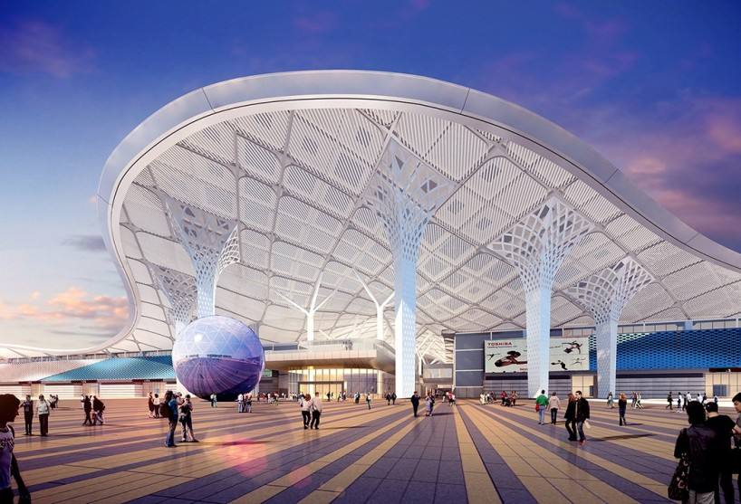 BIM案例,BIM项目,BIM 腿腿教学网-BIM精品案例:来瞧瞧深圳会展BIM项目应用?