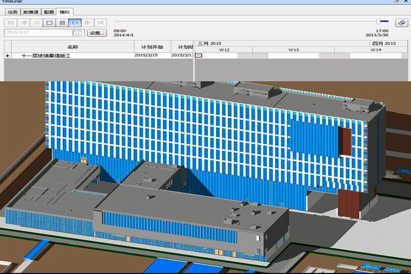 BIM4D施工模拟,BIM案例 腿腿教学网-BIM案例:BIM如何模拟施工进度?有相关的案例吗?