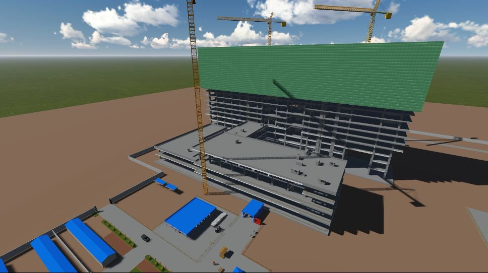 BIM施工案例,施工场地布置 腿腿教学网-BIM施工案例:BIM场地标准化布置怎么做?这个案例告诉你