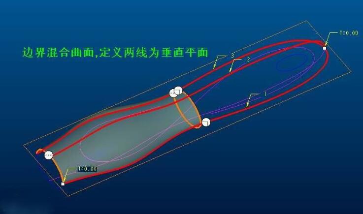 Creo,Creo曲面建模 腿腿教学网-Creo怎么建曲面?如何建一个刀把曲面出来?