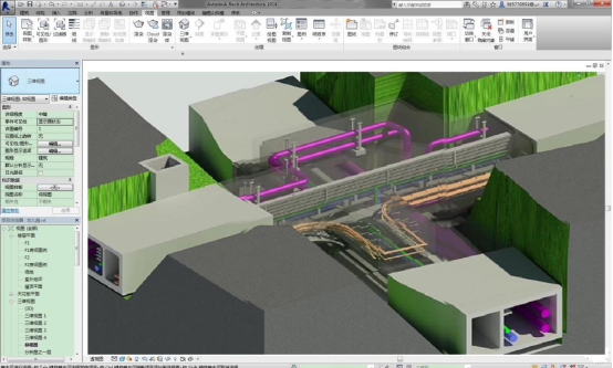 腿腿教学网-施工怎么用BIM？BIM如何用做综合管廊路线布置？
