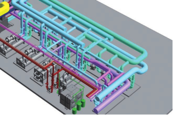 腿腿教学网-BIM案例：如何用BIM为江苏某医院设计能源站？