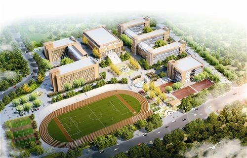 重庆BIM,BIM案例,BIM 腿腿教学网-重庆BIM案例:BIM技术让中学新校区增光添彩!