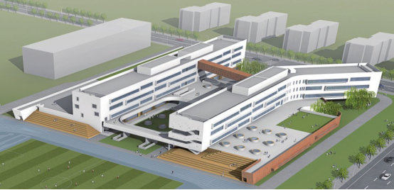 腿腿教学网-BIM案例：BIM怎么指导现场施工？某中学BIM成果展示（上）