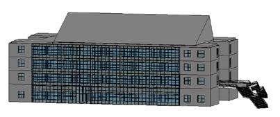腿腿教学网-BIM案例：BIM怎么做能耗分析？以天津市某双层玻璃幕墙办公建筑为例