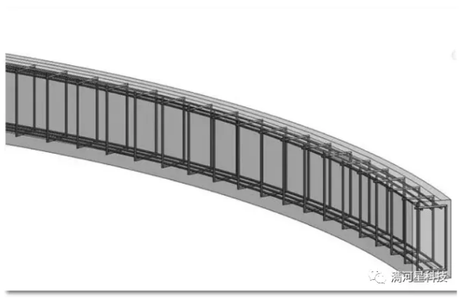 image.png 腿腿教学网-BIM软件教程:如何不用钢筋命令来快速绘制弧形梁的钢筋