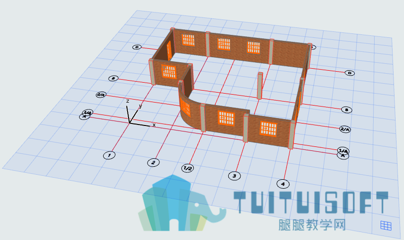 Archicad中，如何将绘制好的一层构件复制到二层？