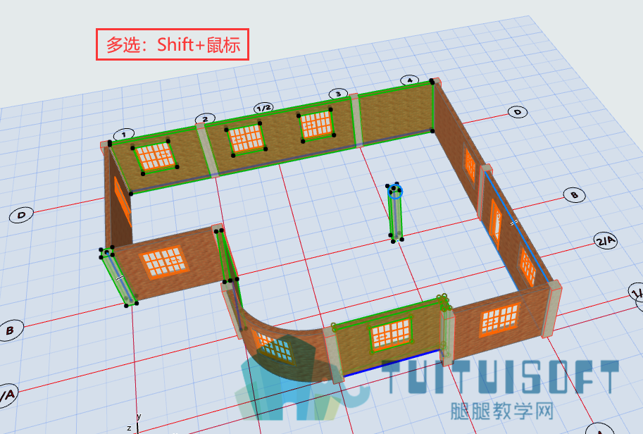 Archicad中，快速选择构件的技巧