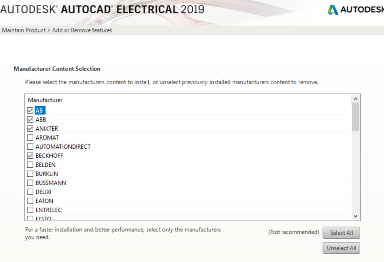image.png 腿腿教学网-CAD制造商能删除吗?如何在 AutoCAD Electrical 中添加或删除制造商内容和符号库