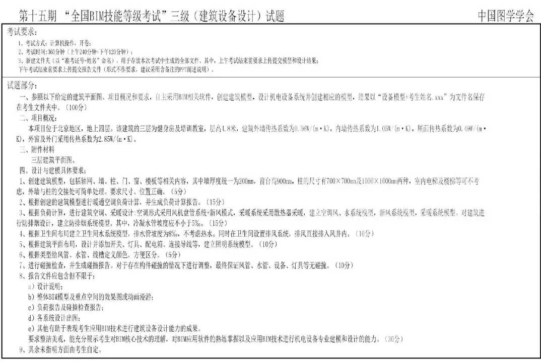 image.png 腿腿教学网-图学会bim三级哪些专业?图学会BIM三级专业考试试题一览