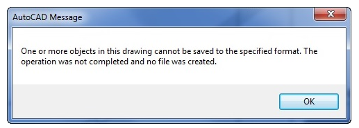 image.png 腿腿教学网-cad无法保存指定格式怎么办?AutoCAD 中保存文件时出错的解决方法