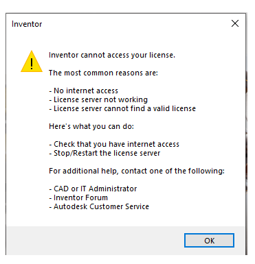 image.png 腿腿教学网-Inventor许可无法通过怎么办?启动Inventor时没许可的解决方法