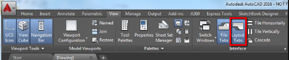 image.png 腿腿教学网-cad模型布局栏不见怎么办?AutoCAD 中不显示“模型”和“布局”选项卡