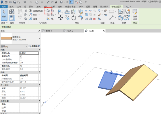 Revit,Revit技巧 腿腿教学网-Revit小技巧:Revit中屋顶结构如何设置老虎窗开洞?