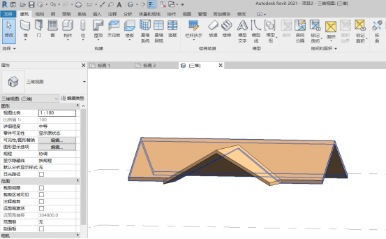 Revit,Revit技巧 腿腿教学网-Revit小技巧:Revit中屋顶结构如何设置老虎窗开洞?