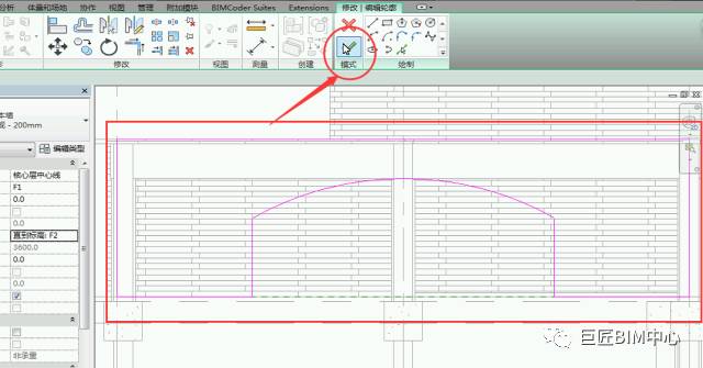 Revit,Revit技巧 腿腿教学网-Revit小技巧:墙轮廓与门窗放置