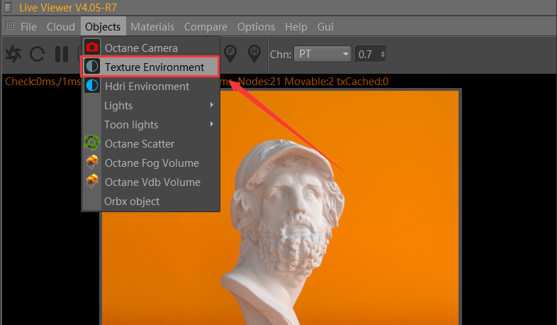 腿腿教学网-C4D怎么加纯色背景？C4D+OC制作纯色背景图文教程