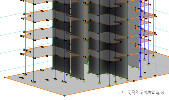 腿腿教学网-Revit如何计算风荷载位移？用Revit Robot Structural Analysis计算风荷载位移
