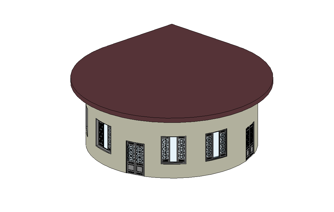 a2772f62b13318332bc22a0f61c55b1a.png 腿腿教学网-Revit屋顶怎么画?如何用Revit画圆形尖顶屋顶和尖顶波浪式屋顶?