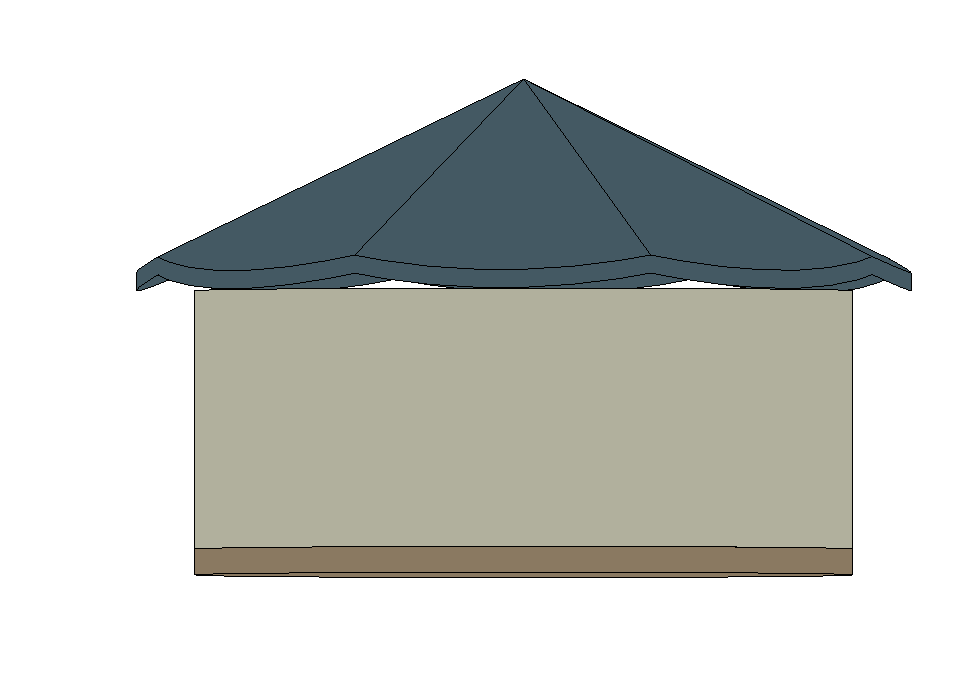 b779e833ae477dd2f465570cbffca790.png 腿腿教学网-Revit屋顶怎么画?如何用Revit画圆形尖顶屋顶和尖顶波浪式屋顶?