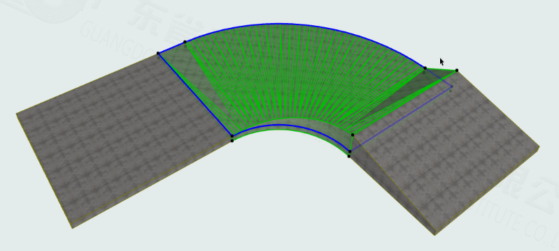 40c43a2fa180a27acef730e810ab9b91.png 腿腿教学网-ArchiCAD如何画坡道?借助ArchiCAD中的网面工具画转弯坡道