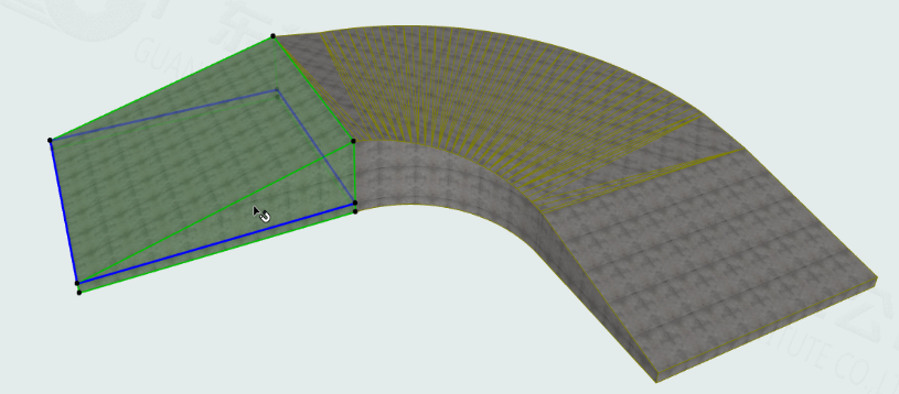 b03592186595a1392a2c170725241481.png 腿腿教学网-ArchiCAD如何画坡道?借助ArchiCAD中的网面工具画转弯坡道
