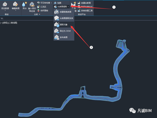 腿腿教学网-Civil 3D软件技巧：Civil 3D地形转入Revit以及地形定位及裁剪