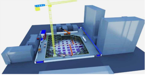 腿腿教学网-BIM案例：BIM技术在南昌市某行政办公楼项目施工阶段的应用点