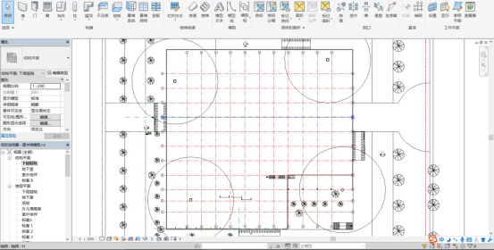 腿腿教学网-BIM模型怎么建？某图书馆项目BIM模型构建