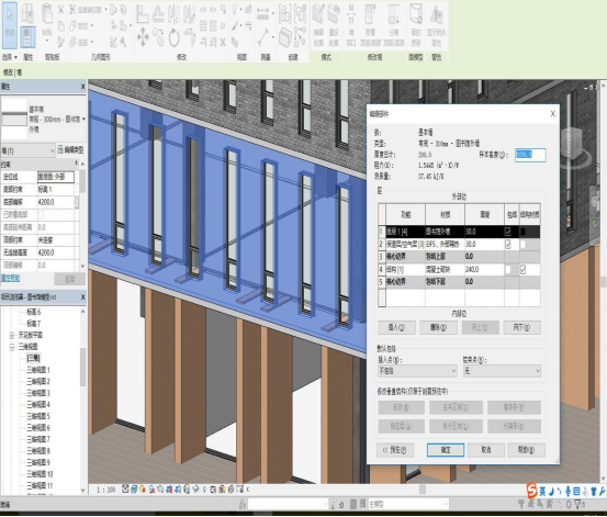 腿腿教学网-BIM模型怎么建？某图书馆项目BIM模型构建