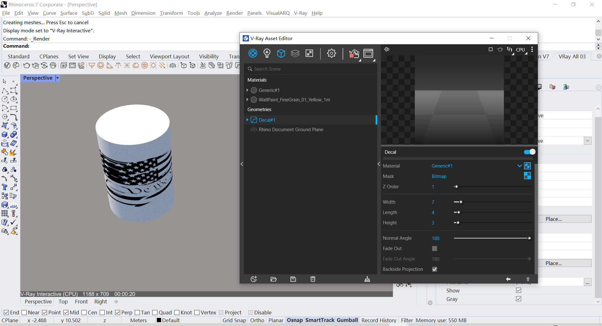 a6a147e89bb8592aa9292d9753b306bb.png 腿腿教学网-Vray5.2怎么用?Vray5.2新功能介绍(1)——贴花工具