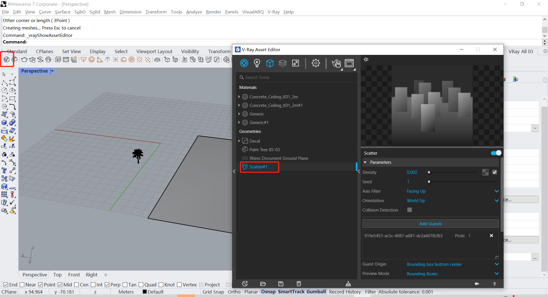 腿腿教学网-Vray5.2有什么新功能？Vray5.2新功能介绍（2）——随机散布