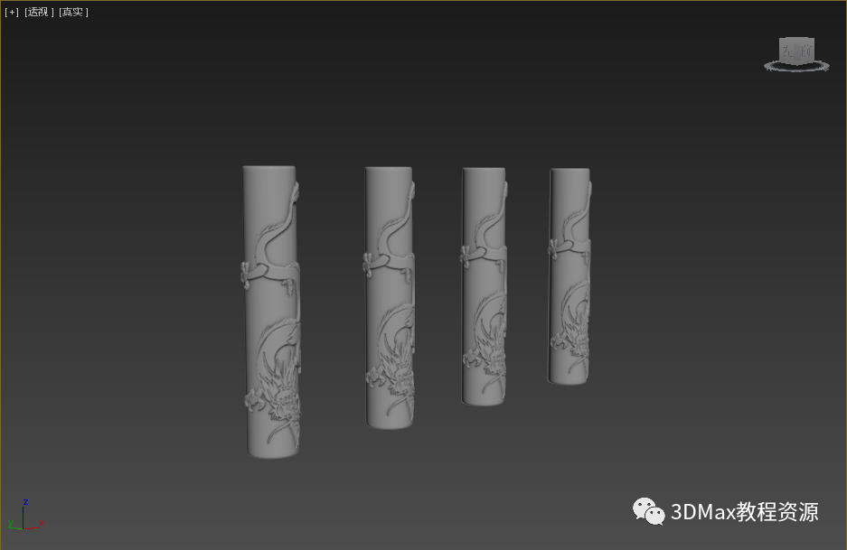 23450c40274c8b527fab488688485453.png 腿腿教学网-3DMax石柱怎么做?3DMax盘龙石柱制作教程