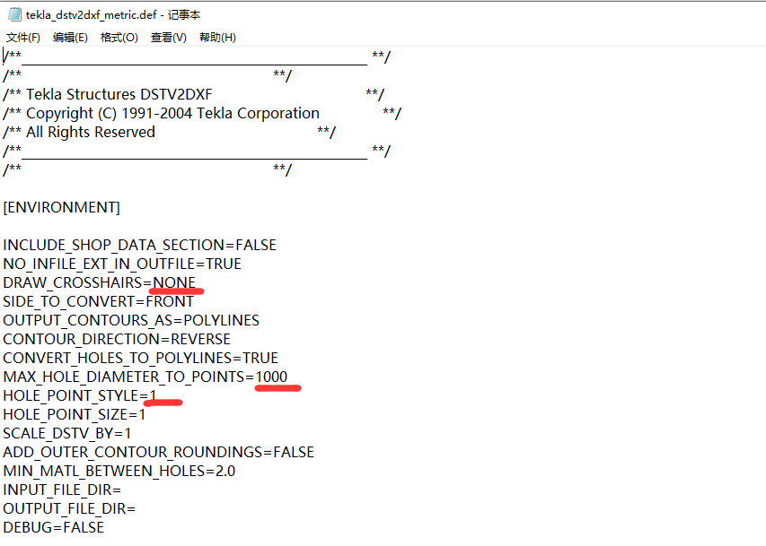 腿腿教学网-Tekla软件教程：NC文件转DXF不输出螺栓孔/切割孔的方法