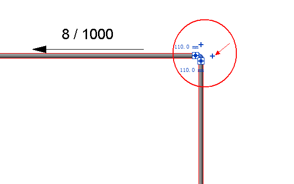 3ce95f8f0779015cfb66532307da2026.png 腿腿教学网-Revit怎么画管道?Revit软件操作经验之坡度管道的绘制