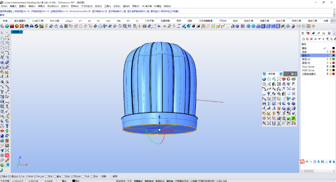 腿腿教学网-犀牛音响怎么建模？Rhino8创意仙人掌音响建模教学