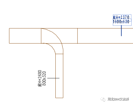 22e960012973edc045f167fe266c73ae.png 腿腿教学网-Revit风管怎么画?Revit顶对齐、底对齐风管绘制方法