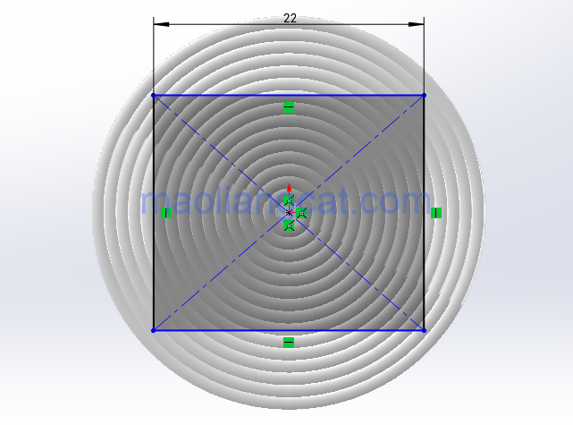 9da40678afe82bdf9a8055ac4438f077.png 腿腿教学网-solidworks建模教程:solidworks如何弯曲曲面及设置三重轴位置?