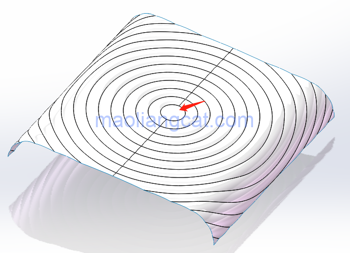 7b205903360c11c53ad42f0736566fa2.png 腿腿教学网-solidworks建模教程:solidworks如何弯曲曲面及设置三重轴位置?