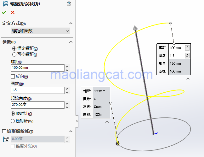 a1d91f76b05777178e43cff693d880b1.png 腿腿教学网-solidworks怎么画楼梯?solidworks快速画旋转楼梯的两种方法