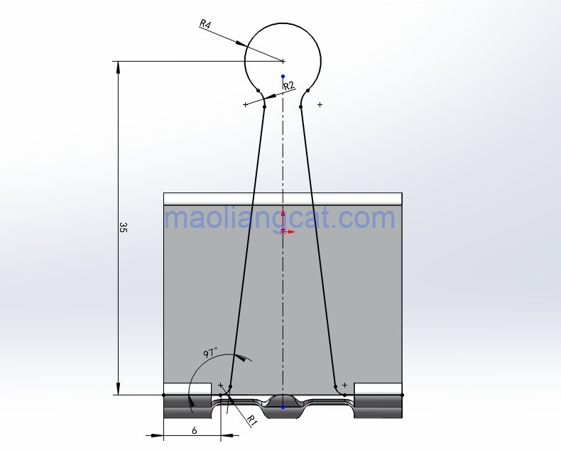 24b2ca7dc77a64223ed83eda4b2df8e5.png 腿腿教学网-Solidworks钣金件怎么画?Solidworks钣金建模实例:长尾夹